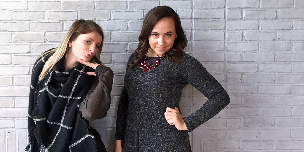 8THIRTYFOUR's interns pose stylishly in the 8THIRTYFOUR office.