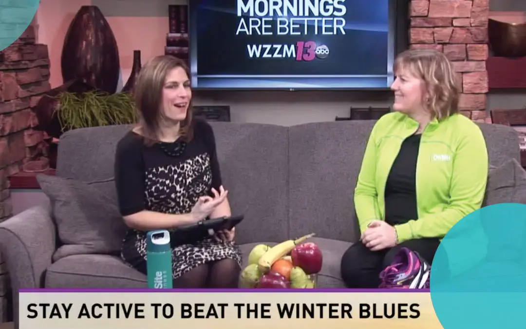 A discussion is had on a news segment from WZZM about staying active in the winter.