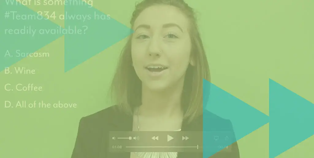 A paused video of Morgan giving the answers to our favorite trivia