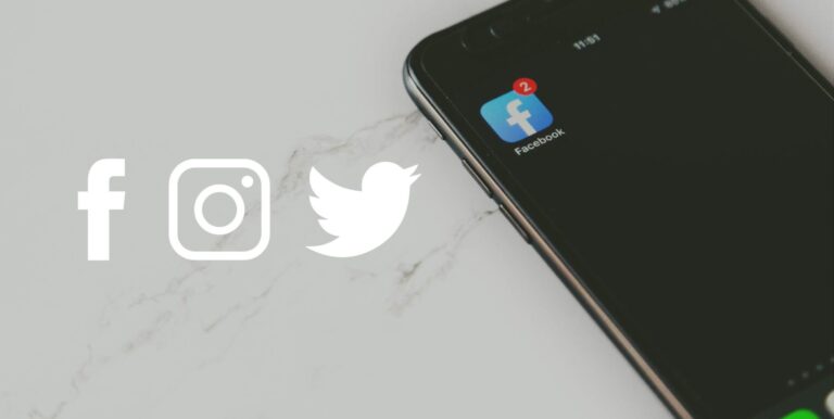 An image of a phone on a marble counter with the facebook app in focus.