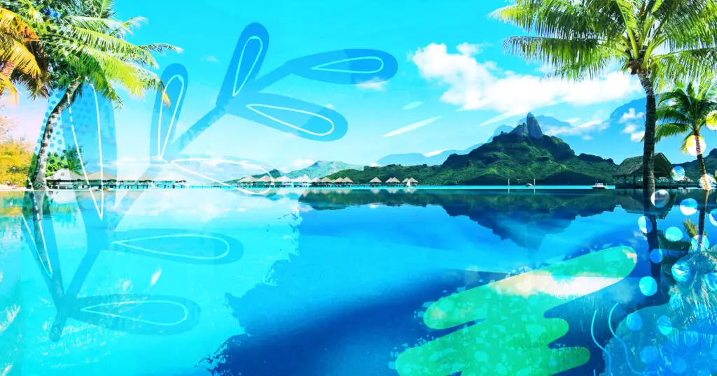 Pacific Island Coastline