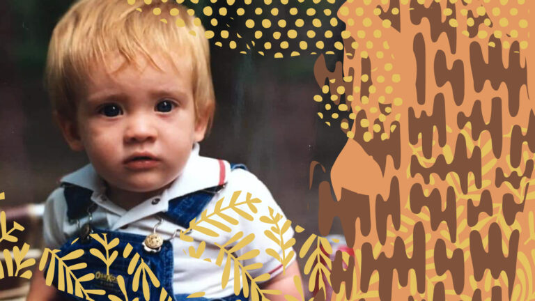 A picture of Derek looking nervous