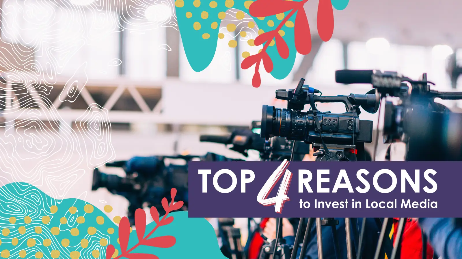 A line of news and media cameras are ready to go for a press conference