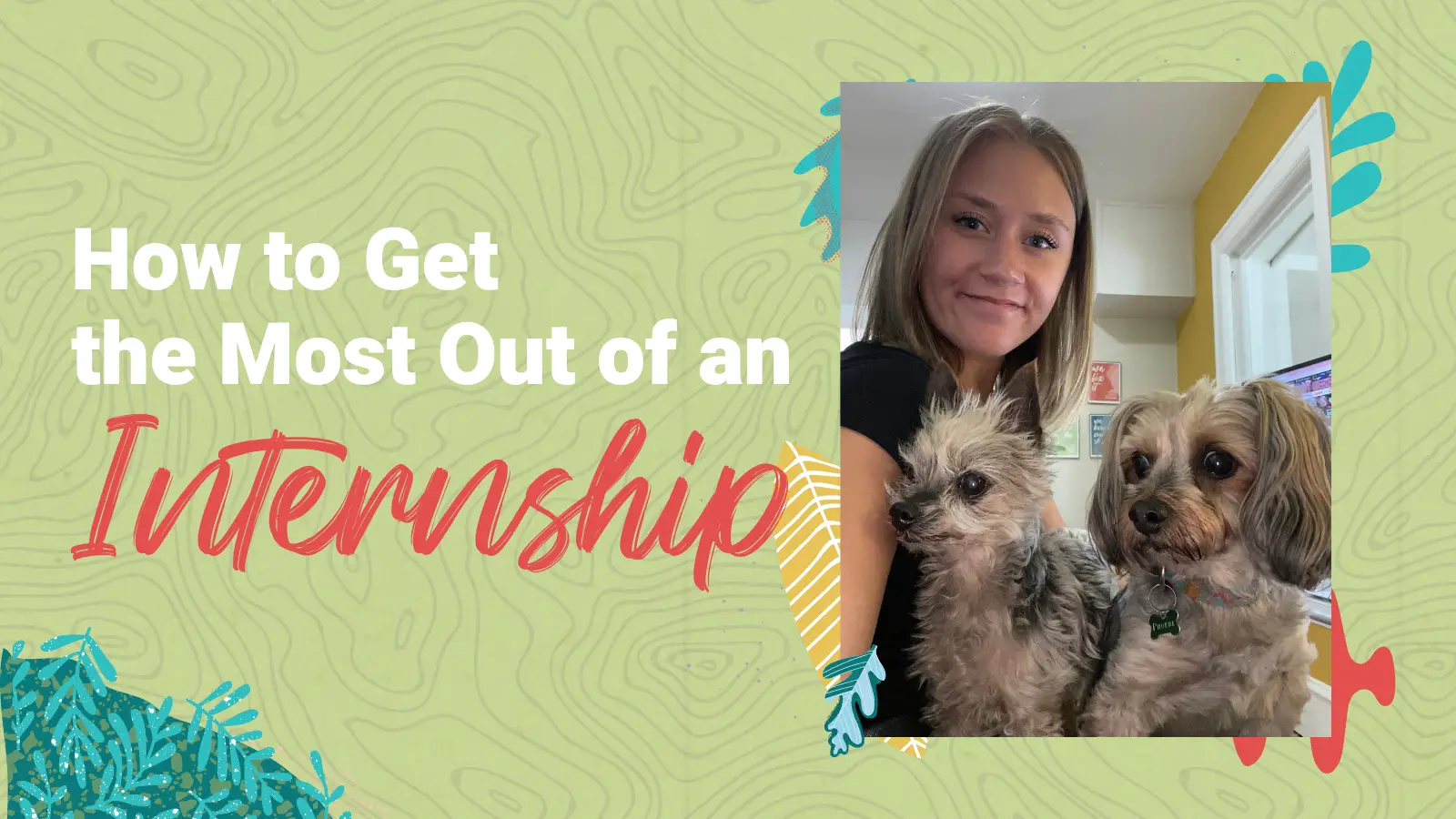 Alayna McNeil poses with two 8thirtyfour dogs