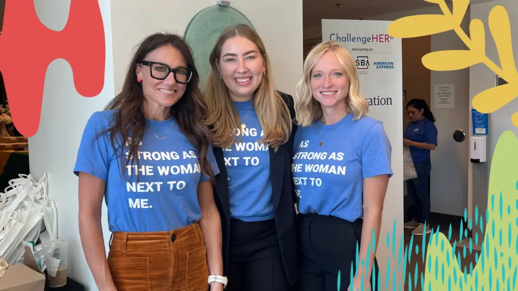 8THIRTYFOUR team members flanking an intern