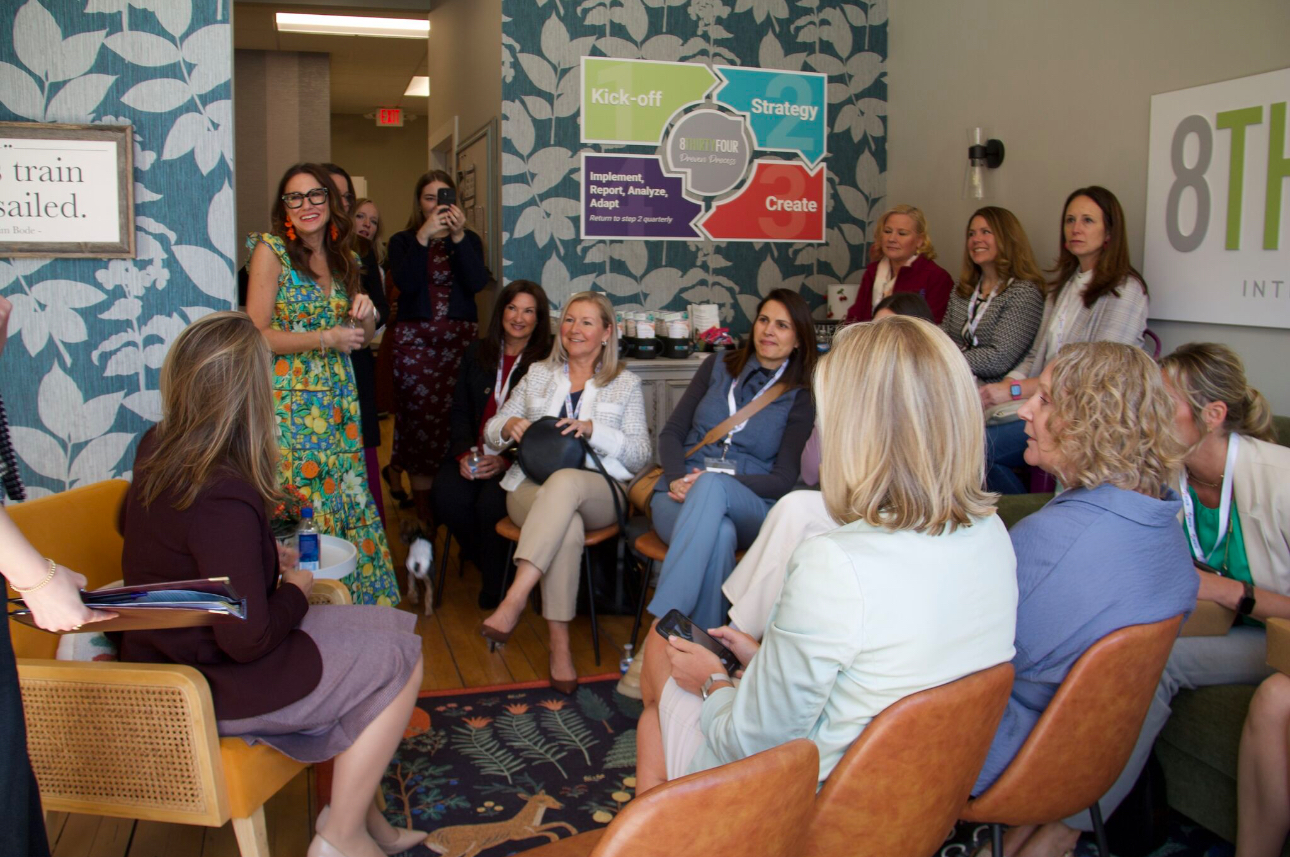 Congresswoman Scholten speaks with local women small business owners about their concerns.