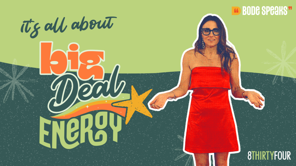 Kim Bode Standing By Big Deal Energy